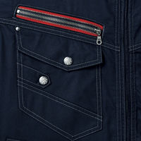 自重堂　制服百科　長袖ジャンパー　ネービー　４Ｌ　56000（直送品）