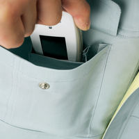 自重堂　制服百科　エコ吸汗速乾長袖ブルゾン　グリーン　Ｓ　84700（直送品）