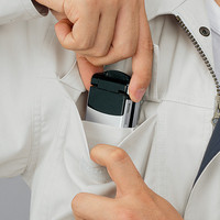 自重堂　制服百科　まるごとストレッチ長袖ブルゾン　ネービー　Ｍ　85900（直送品）