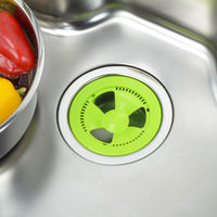 カクダイ 流し用排水プレート(グリーン) GA-PB030 1個