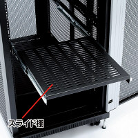 サンワサプライ 19インチマウントサーバーラック(18U) CP-SVC18UN 1台（直送品）