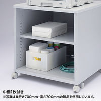 サンワサプライ プリンタ台/スタンド/ラック eデスク Pタイプ 幅600×奥行550×高さ500mm ED-P6055LN 1台（直送品）