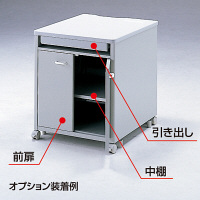 サンワサプライ プリンタ台/スタンド/ラック eデスク Pタイプ 幅700×奥行550×高さ700mm ED-P7055N 1台（直送品）