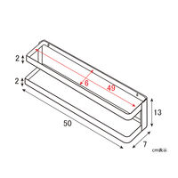 宮武製作所 TEER 木目転写スリッパラック ブラウン SR-500M BR 1台