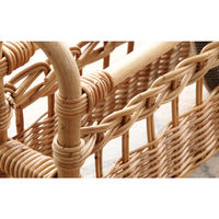 サンフラワーラタン Breezeシリーズ ラタン ナチュラルスリッパラック R483ME 1台（直送品）