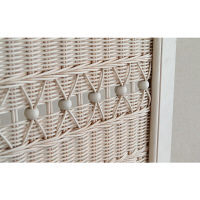 サンフラワーラタン fioreシリーズ フィオーレ スクリーン 3連タイプ S830WW 1台（直送品）