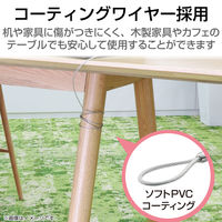 エレコム セキュリティワイヤー ESL-12R 1個