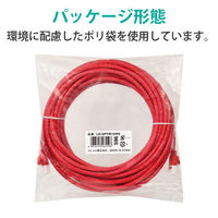 エレコム RoHS指令準拠LANケーブル/CAT6/爪折れ防止/10m/レッド LD-GPT/R10/RS 1本（直送品）