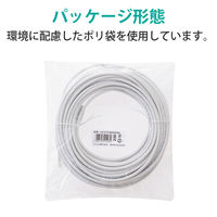 エレコム EU RoHS指令準拠 CAT5E対応 爪折れ防止 LANケーブル LD-CTT/WH20/RS 1本