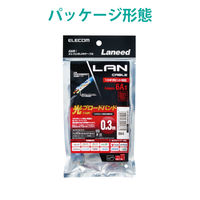 エレコム LANケーブル/CAT6A/スタンダード/0.3m/ブルー LD-GPA/BU03 1本