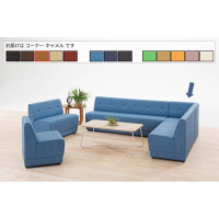 【軒先渡し】オリバー システムソファ Antique コーナー用 キャメル 1台（直送品）