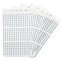 サンワサプライ ナンバーラベル(♯0~9) LB-LAN3N 1セット