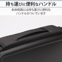 エレコム（ELECOM） Blu-ray対応ファスナーケース（112枚） セミハード 黒 CCD-HB112BK 1個