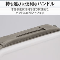 エレコム（ELECOM） Blu-ray対応ファスナーケース（112枚） セミハード 白 CCD-HB112WH 1個（直送品）