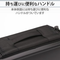 エレコム（ELECOM） Blu-ray対応ファスナーケース（160枚） セミハード 黒 CCD-HB160BK 1個