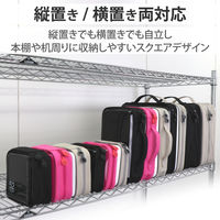 エレコム（ELECOM） CD/DVDファスナーケース セミハード 52枚入 CCD-H52BK 1個