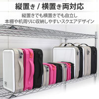 エレコム（ELECOM） CD/DVDファスナーケース セミハード 96枚入 CCD-H96WH 1個（直送品）