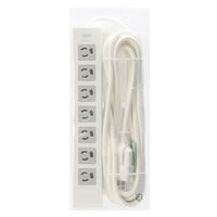 延長コード 電源タップ 5m 3P（ピン） 7個口 スイッチ ライトグレー TAP-F37-5ZAD サンワサプライ 1個