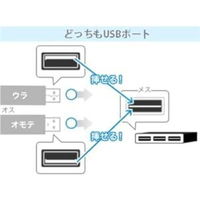 バッファロー どっちもUSBハブ どっちもUSBポート採用USB BSH5UD20BK 1台（直送品）