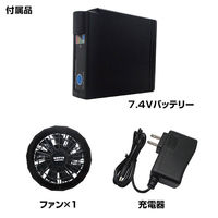 ブレイン ＢＲー６８８電動ファン付リュック審判用ファンパッドフルセット　1セット（直送品）