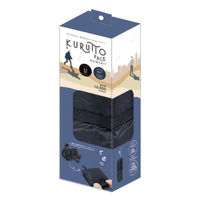 Makku（マック） くるっとパックレインスーツ　ネイビー×ブラック　Lサイズ　AS-7660　1着（直送品）