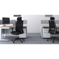 【軒先渡し】プラスファニチャーカンパニー DP-C5 事務イス ブラック×ブラック KC-DPC5-60ML BK      1脚（直送品）