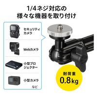 サンワサプライ マグネット取付け式カメラマウント(長アーム) VEH-CMMG2 1個（直送品）