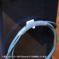 サンワサプライ ケーブルタイ(スパイラル・2m巻き・内寸直径9mm・ブラック) CA-SP9BKN2 1個