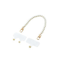 スマホストラップ 手首 ハンド ストラップ 約16cm パールタイプ ストラップシート付 パール P-STHPAL エレコム 1個