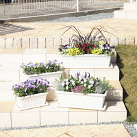 アップルウェアークイーンプレート 350型 ホワイト 345×172mm プランター用受皿