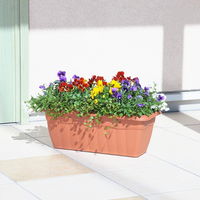 アップルウェアークイーンプランター 450型 ブラウン 7L 450×208×170mm