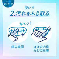 【口腔ケアウェットシート】 ピュオーラ 歯みがきシート クリーンミント 1セット（15枚入×3個） 花王 口臭予防