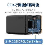 NAS QNAP TS-464 単体 メモリー 8GB 組み立て式 TS-464-8G/F 1台（直送品）