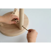 ICHIBA リム ロースツール ナチュラル ILS-3644NA 1脚（直送品）