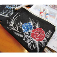 マービー Deco Fabric 布描きしましょII 中字 No.6 ブラウン 222W-6　3個/1セット（直送品）