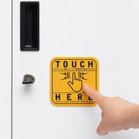 ネオスター 「現場のチカラ」静電気除去マグネット 100×100mm NS-JSM100-AS 1セット（2枚入）  オリジナル