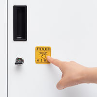 ネオスター 「現場のチカラ」静電気除去マグネット 50×45mm NS-JSM50-AS 1セット（4枚入）  オリジナル