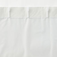 無印良品 防カビポリエステルノンプリーツレースカーテン オフ白 幅100×丈176cm用 1枚 良品計画