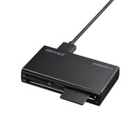 バッファロー カードリーダー BSCR500U3BK USB3.0 マルチカードリーダー ハイエンドモデル 5台（直送品）