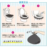 【災害用トイレ】COMOLIFE（コモライフ）　緊急トイレの凝固剤　391220　1セット（150包：30包入×5）