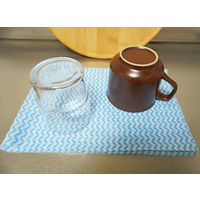 SUNDRY カウンタークロス 約34×50cm 不織布 ブルー 1パック（50枚入）角利産業（直送品）