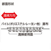 テラモト ライトダスター　NW-69 ヘッド幅600ｍｍ用 屋内用 CL3620690　1箱(100枚入)