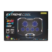 オウルテック 6個のファンで冷却 RGBイルミネーション付Gaming ノートPCクーラー OWL-GNOTECOOLER-RGB 1個