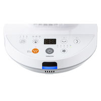 YAMAZEN 18cm DCサーキュレーター 熱中症警戒運転 温度設定3段階 上下・左右首振り YAR-WED182(W) 1台