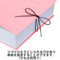 コクヨ アスクル 共同企画 背幅伸縮ファイル 紙製A5ヨコ ピンク 10冊 オリジナル