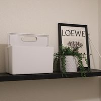 日東 かるコン レギュラー 収納ボックス ホワイト KCR-WH 1個