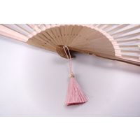 ひしだ ST-32 額透彫扇 ハナミズキ ピンク7寸 1本（直送品）