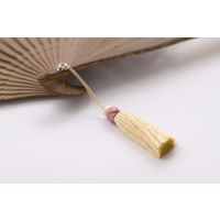 ひしだ ST-21 額透彫扇 蘭 白 7寸 1本（直送品）