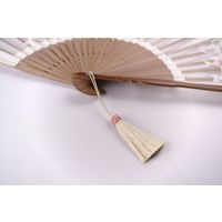 ひしだ ST-31 額透彫扇 ハナミズキ 白 7寸 1本（直送品）