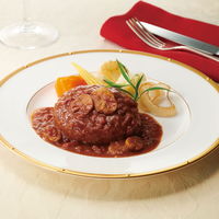 【桐箱入りギフトカード】御中元熨斗　帝国ホテル ディナーセット(ビーフシチュー・牛タンの赤ワイン煮込み・ハンバーグ2種)　専用紙袋付き（直送品）